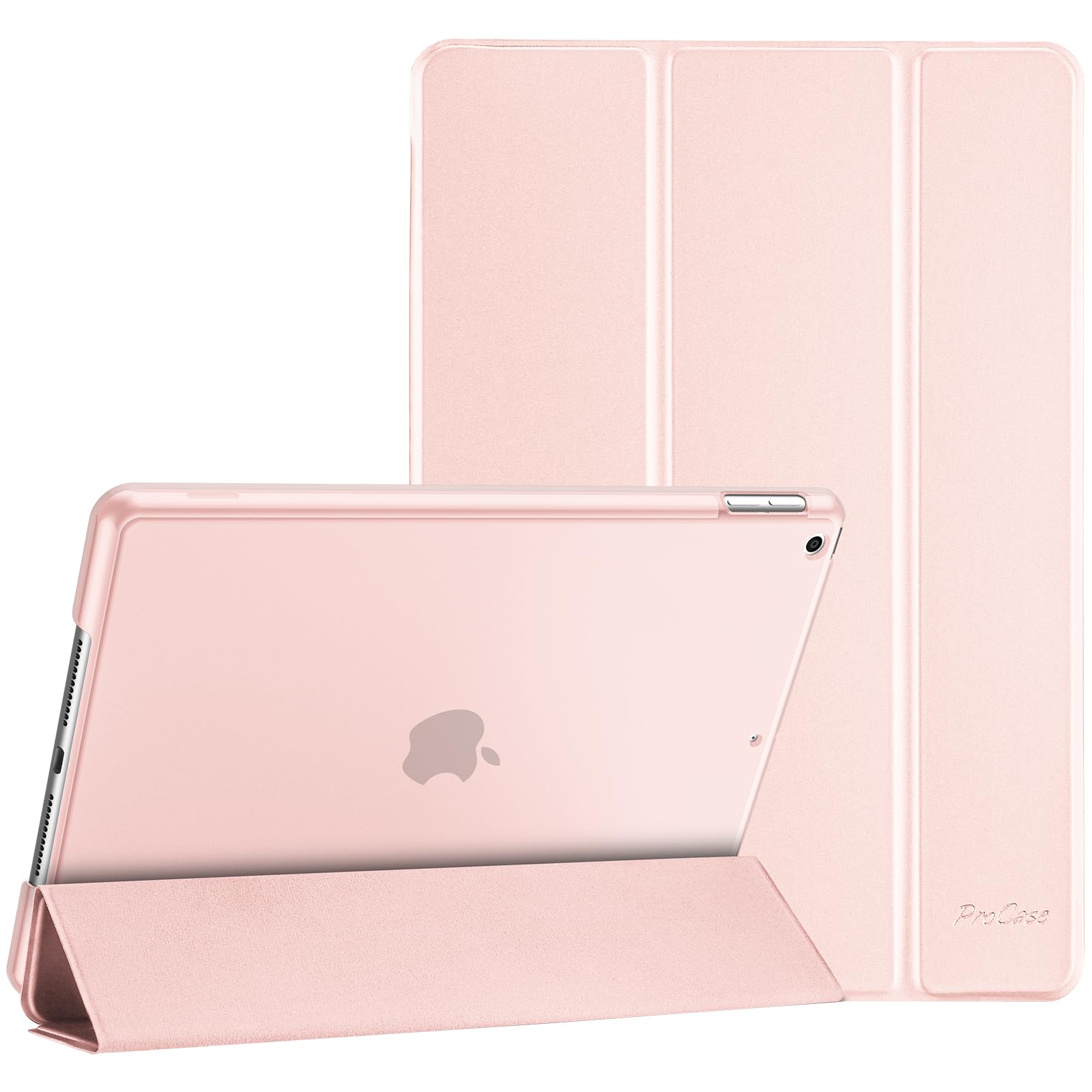 ProCase iPad 9th/8th/7th Gen 10.2 Case – Slim Smart Cover, Light Pink