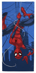 Marvel Spiderman Beach Towel | 100% Cotton Soft Terry | 71cm x 147cm