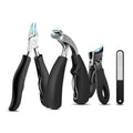 MIRLITICA Toenail Clippers for Seniors - 4pc Set for Thick Ingrown Nails