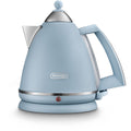De'Longhi Argento Flora Electric Kettle – 1.7L Rapid Boil, Agave Blue