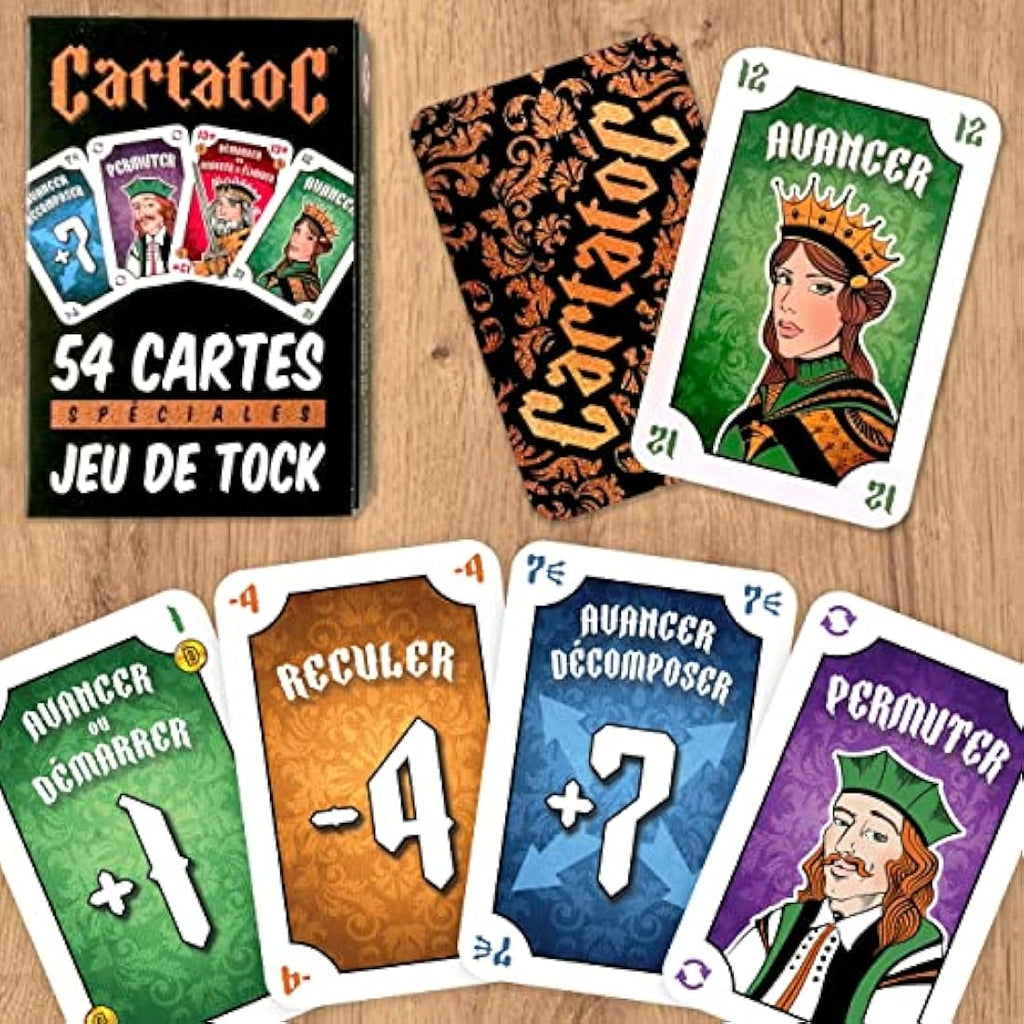 Le Délirant Tock Wooden Board Game | Eco-Friendly 4 Player Strategy Set