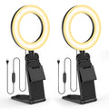 2-Pack 5" Laptop Ring Light with Stand for Video Calls