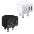 40W 4-Port USB C Fast Charger Plug for iPhone – 2-Pack