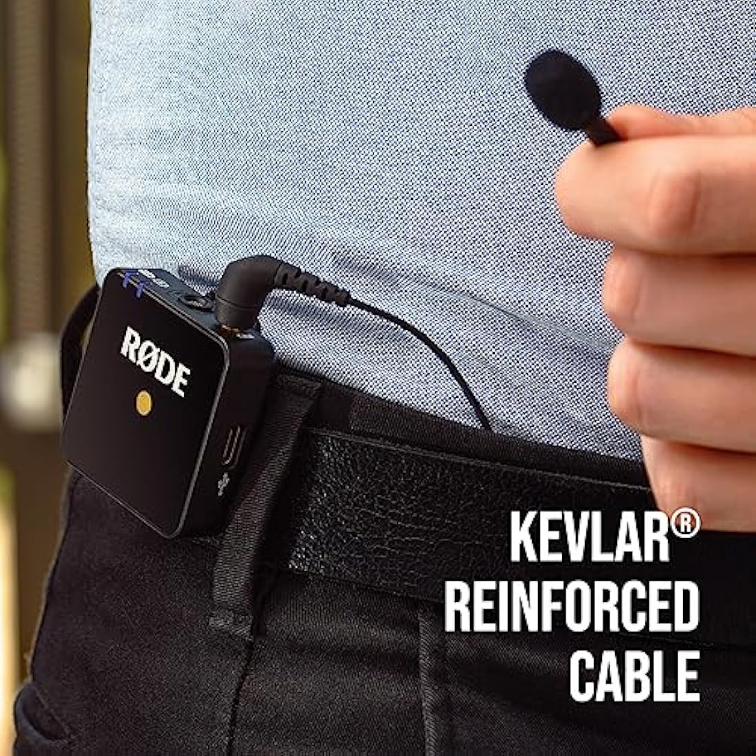 RØDE Lavalier GO Professional Lapel Microphone - 3.5mm TRS - Black