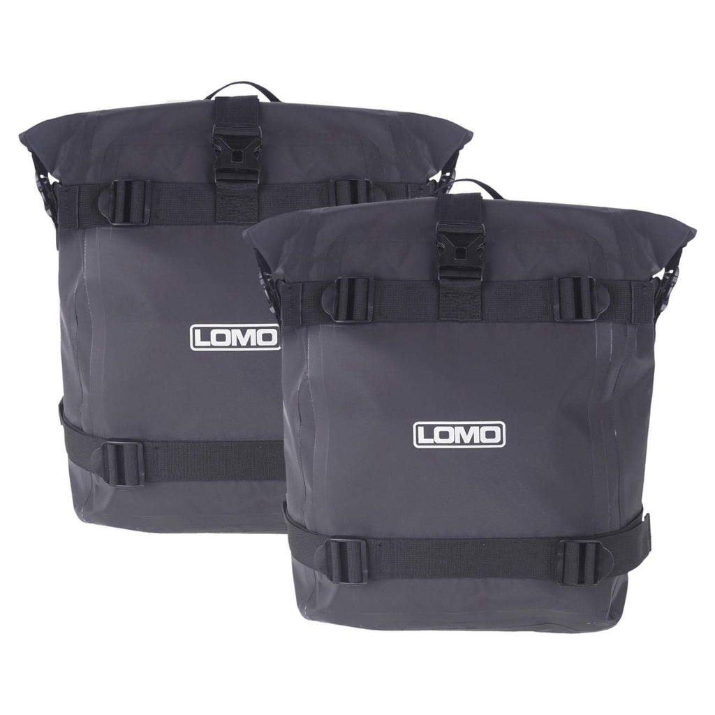 Lomo Waterproof Motorcycle Adventure Pannier Dry Bags - Large (Pair)
