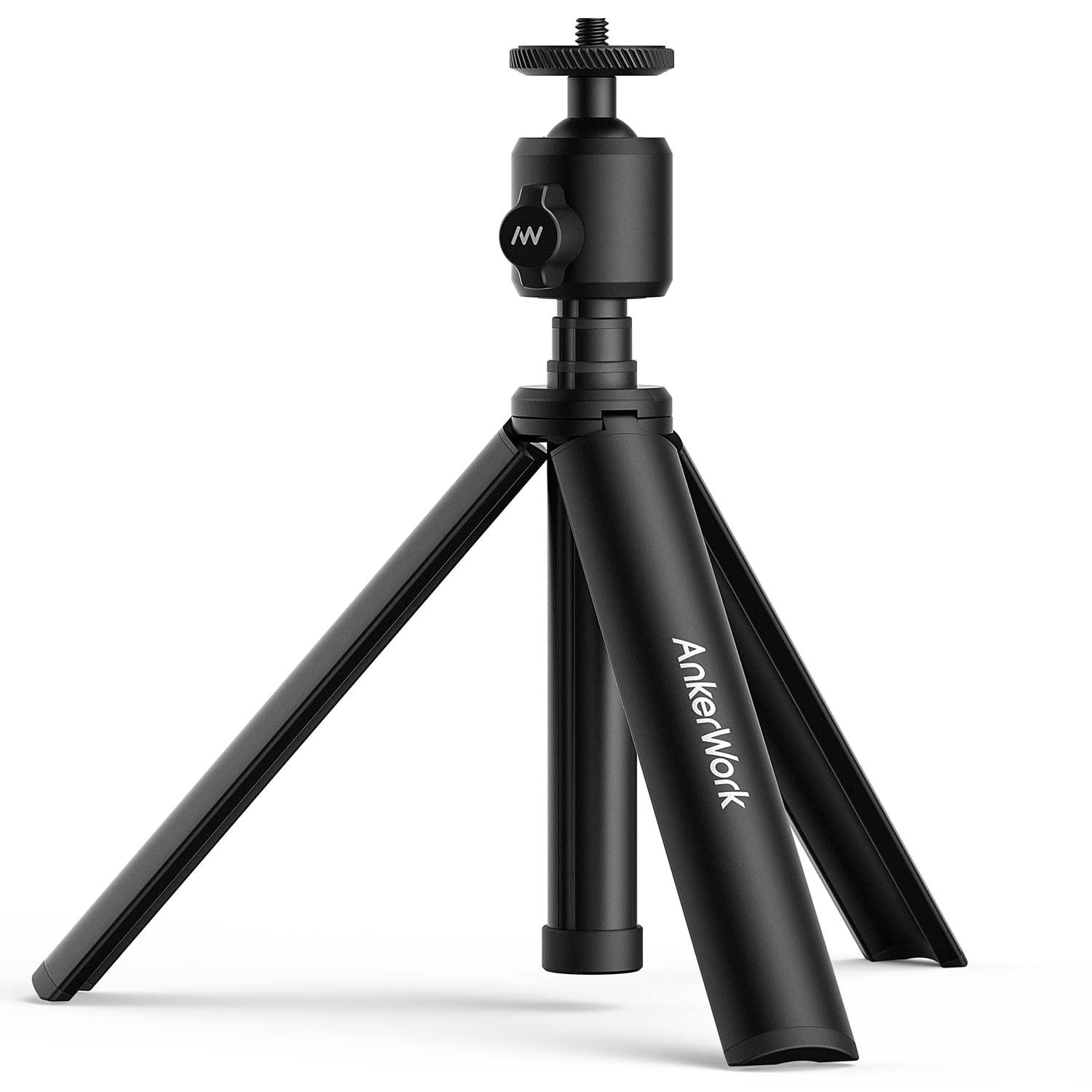 AnkerWork Mini Tripod – Flexible Webcam Stand and Portable Desktop Mount