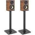 RFIVER 28 Inch Floor Speaker Stands for Surround Sound - Black, Set of 2