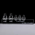 Movdyka 15th Anniversary Crystal Family Keepsake | 15 Years Together Gift