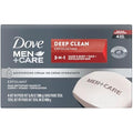 Dove Men+Care Deep Clean Body and Face Bar Soap - 4 Pack Moisturizing