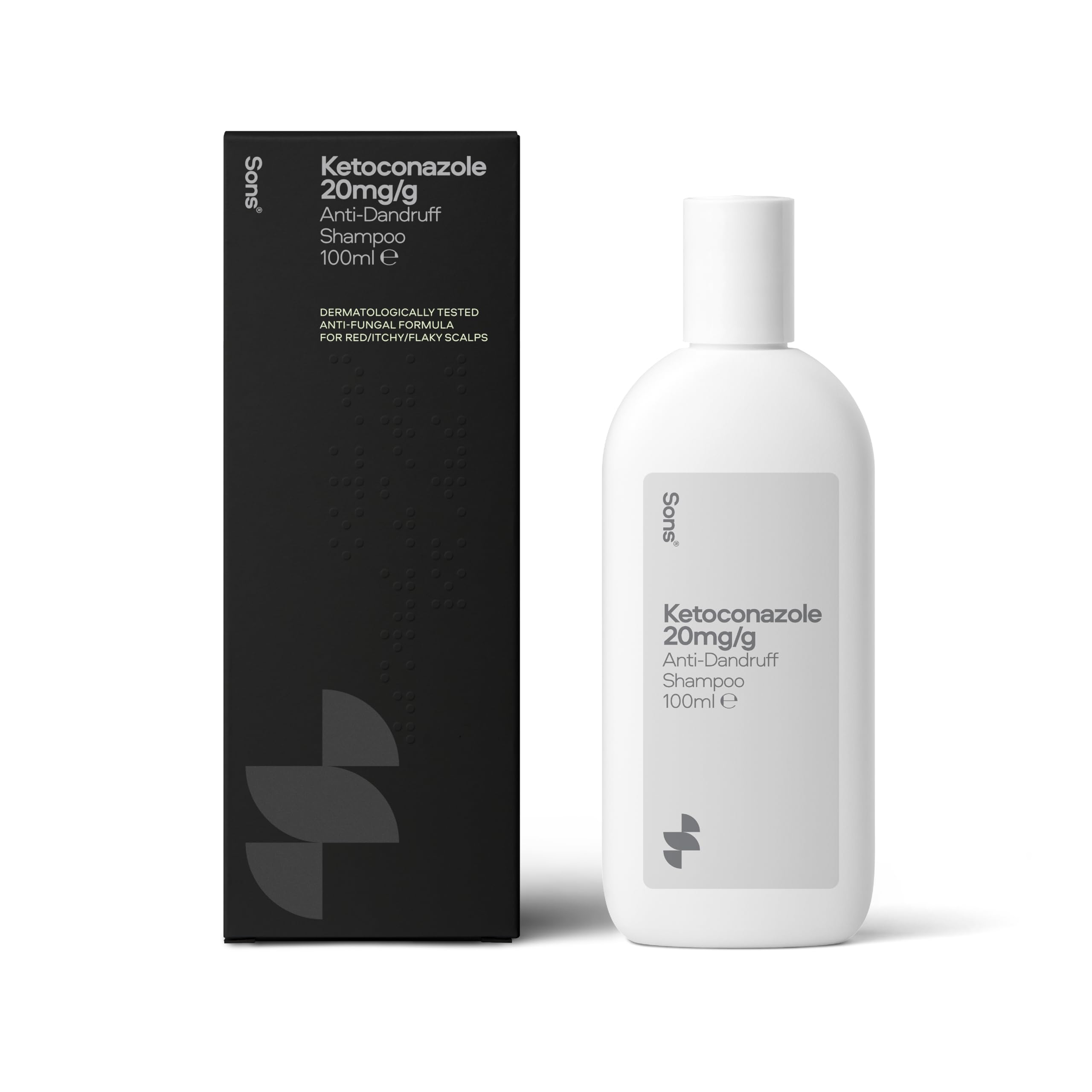 Sons Ketoconazole 20mg/g Anti-Dandruff Shampoo | Antifungal Treatment | 100ml
