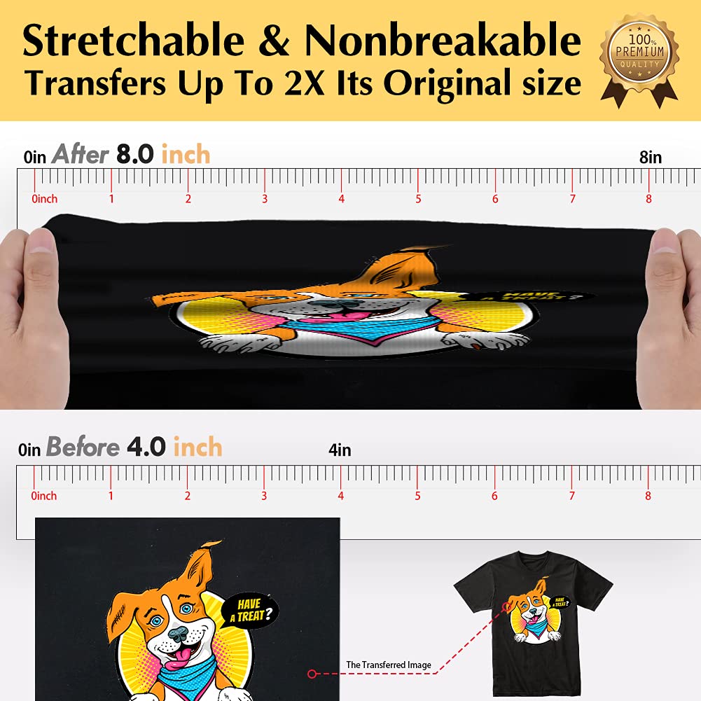 TransOurDream Upgraded 3.0 Dark Heat Transfer Paper - 100 A4 Sheets