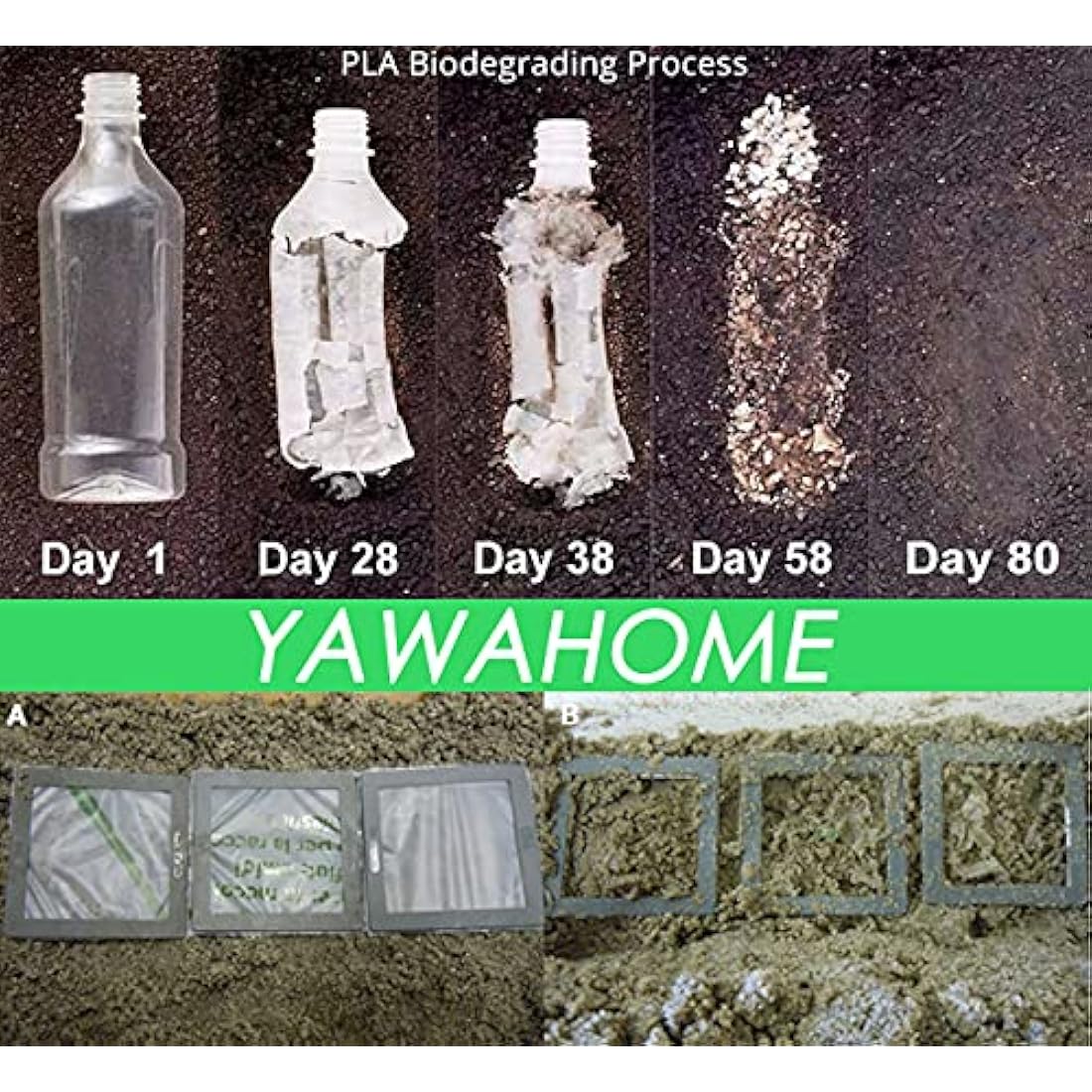 Jolof Store 20L Biodegradable Bin Liners | 100 Count Compostable Bags