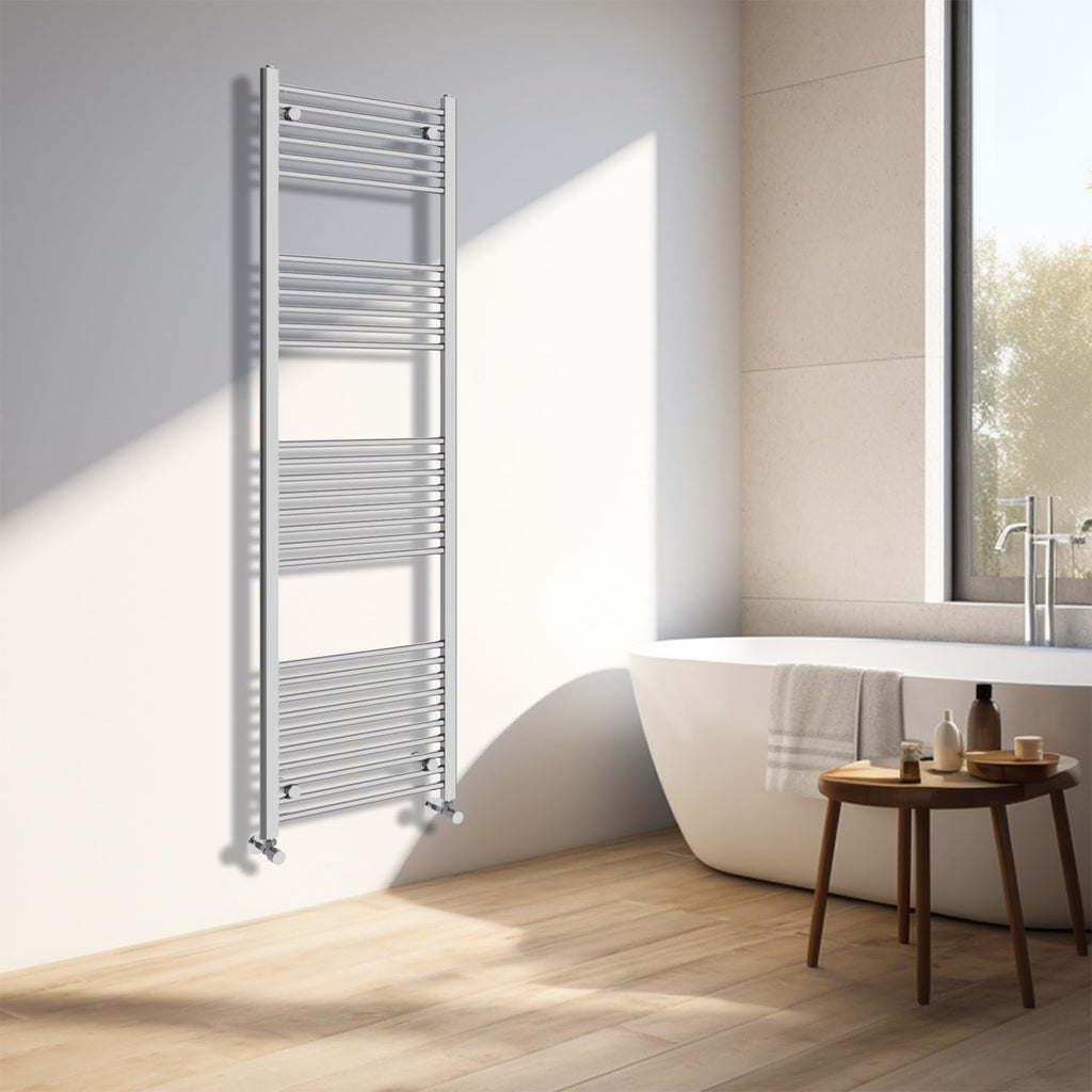NRG Chrome Heated Towel Rail Straight Designer Radiator, 1800×500mm - image 1