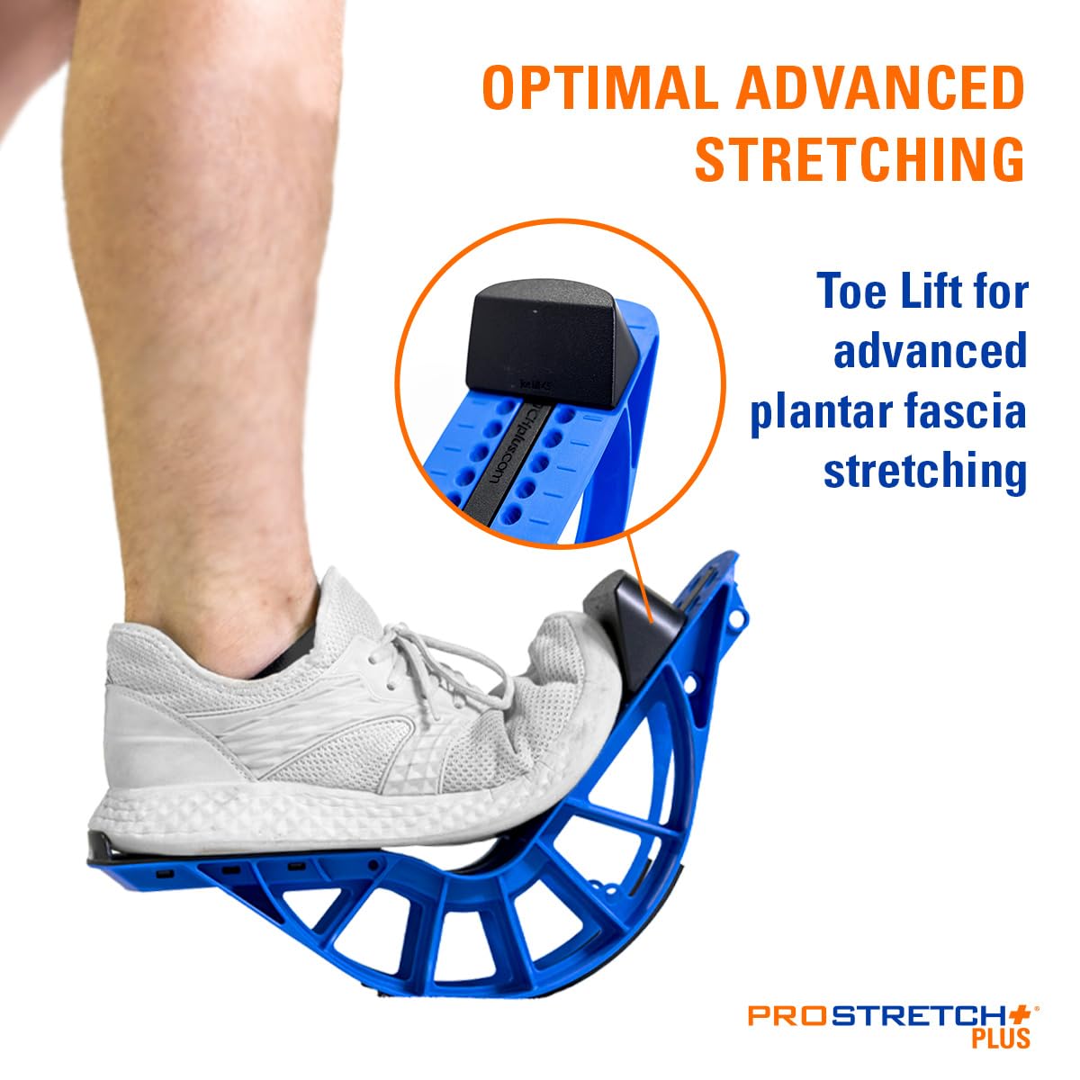 ProStretch Plus Adjustable Calf Stretcher & Foot Rocker - Blue