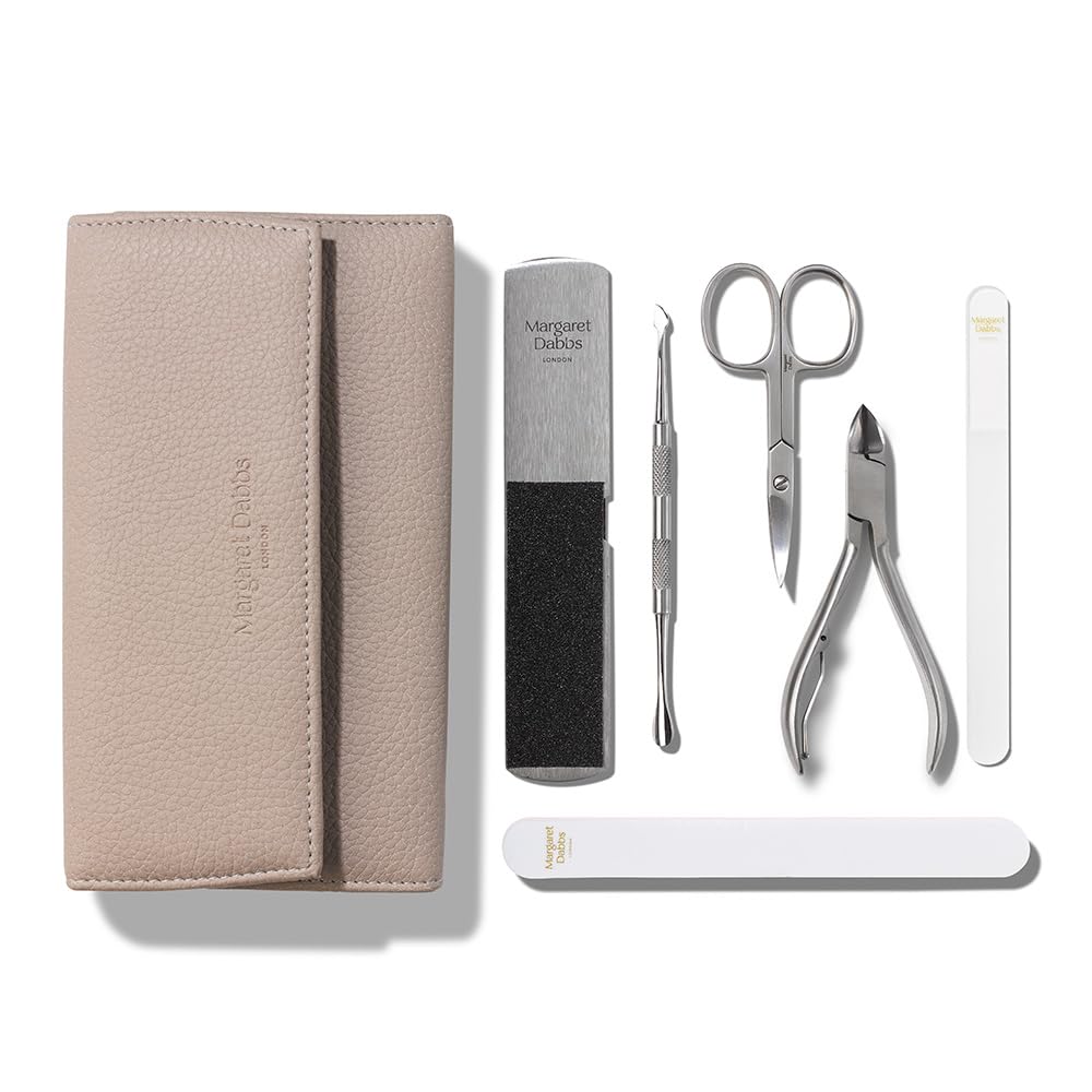 Margaret Dabbs Luxury Manicure & Pedicure Set | Leather Case & Tools