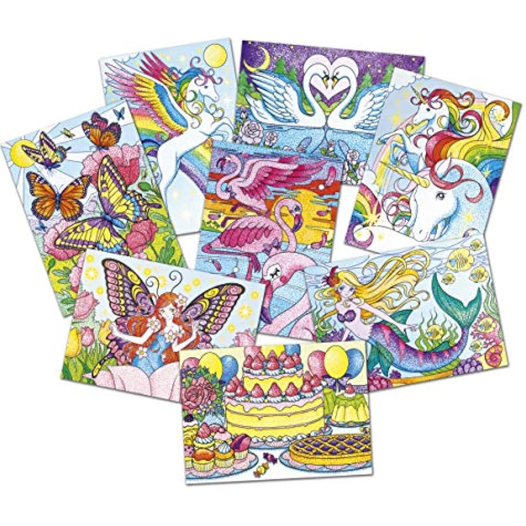 John Adams Pixelo Style Creative Drawing Art Set for Kids – Red