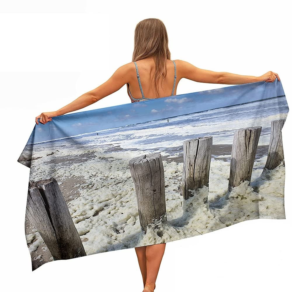 Ulticool Microfibre Beach Towel – Quick-Drying & Sand-Free – 160 x 80 cm