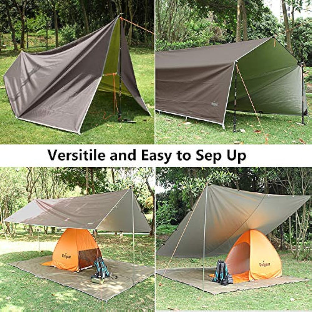 Unigear Waterproof Rain Fly Tarp | Lightweight Camping Tent Shelter