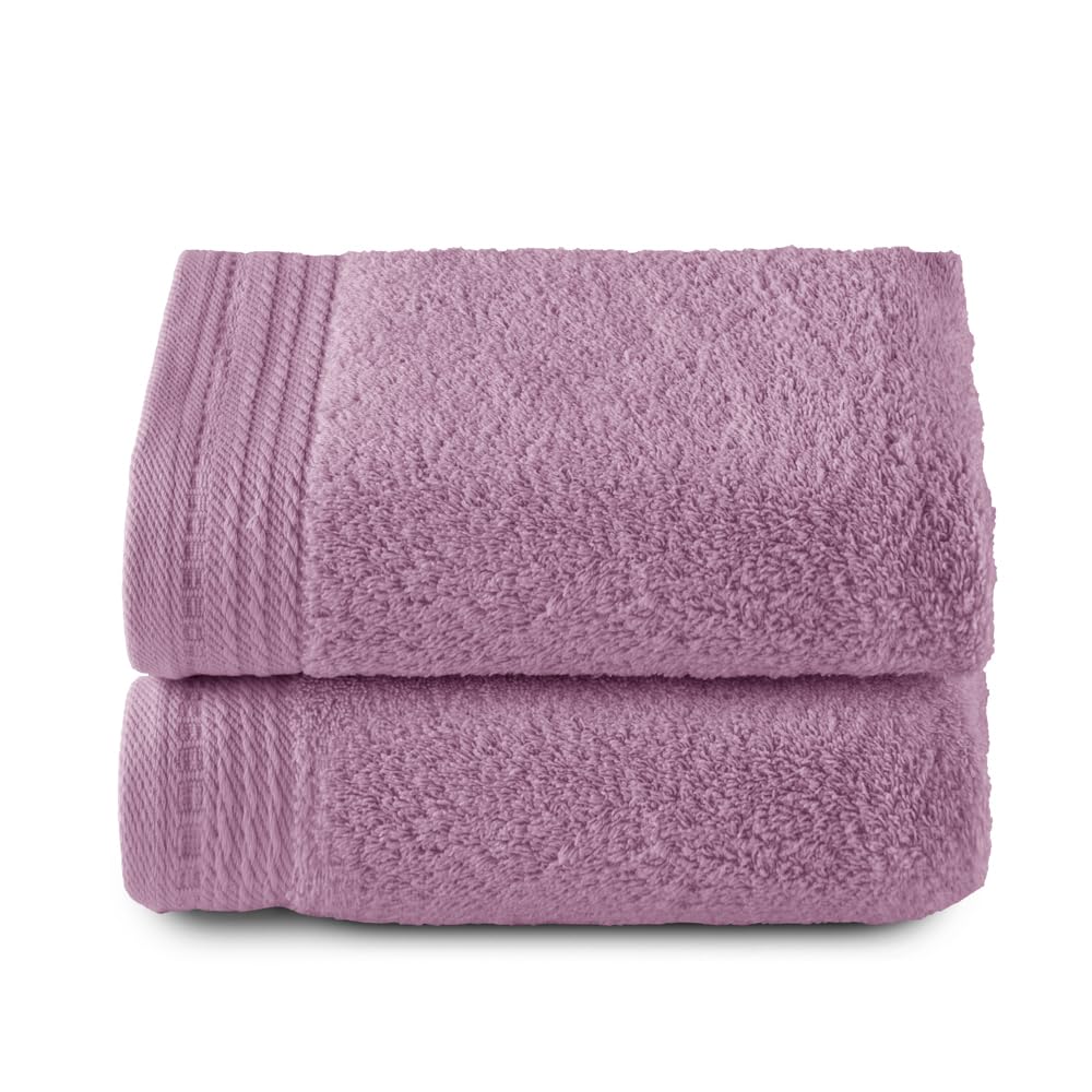 Jolof Store Premium Hand Towels – 2 Pack – 100% Cotton 600g – Lilac