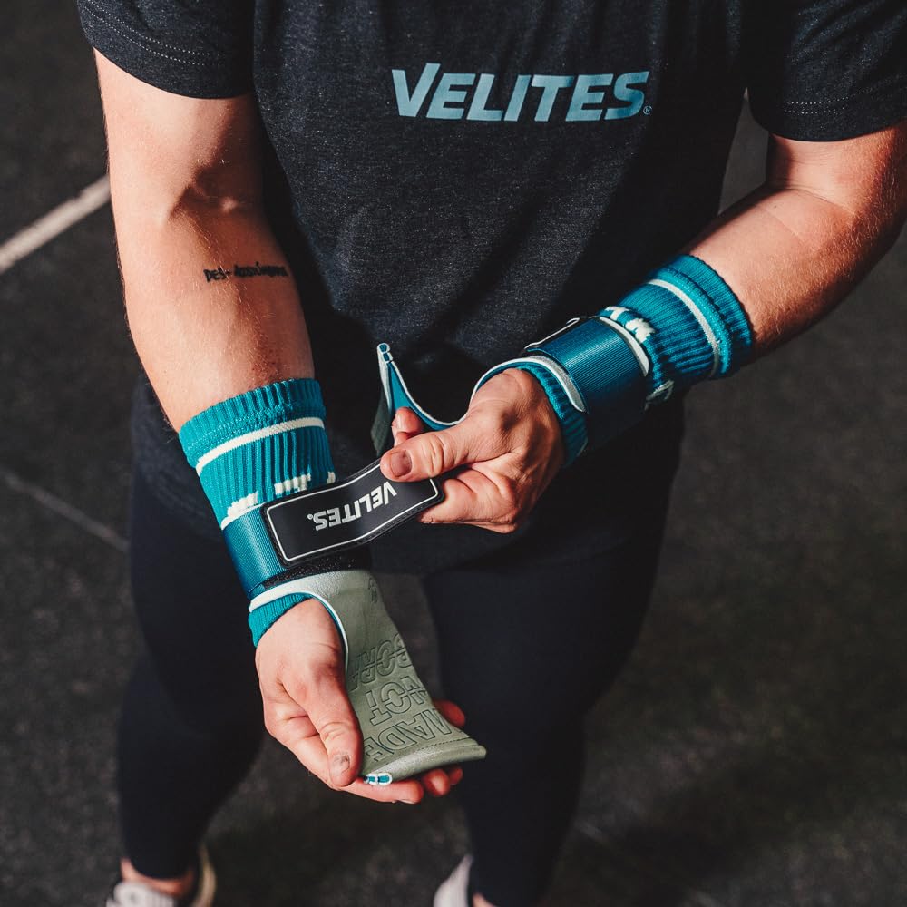 Velites Quad Pro Hand Grips | Microfiber Cross Training Gloves - XL