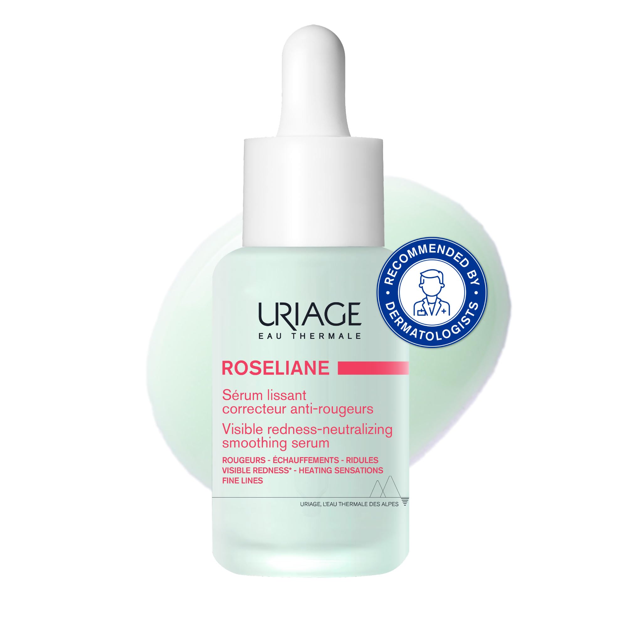 Uriage Roseliane Smoothing Serum – Anti-Redness Face Treatment - 30ml