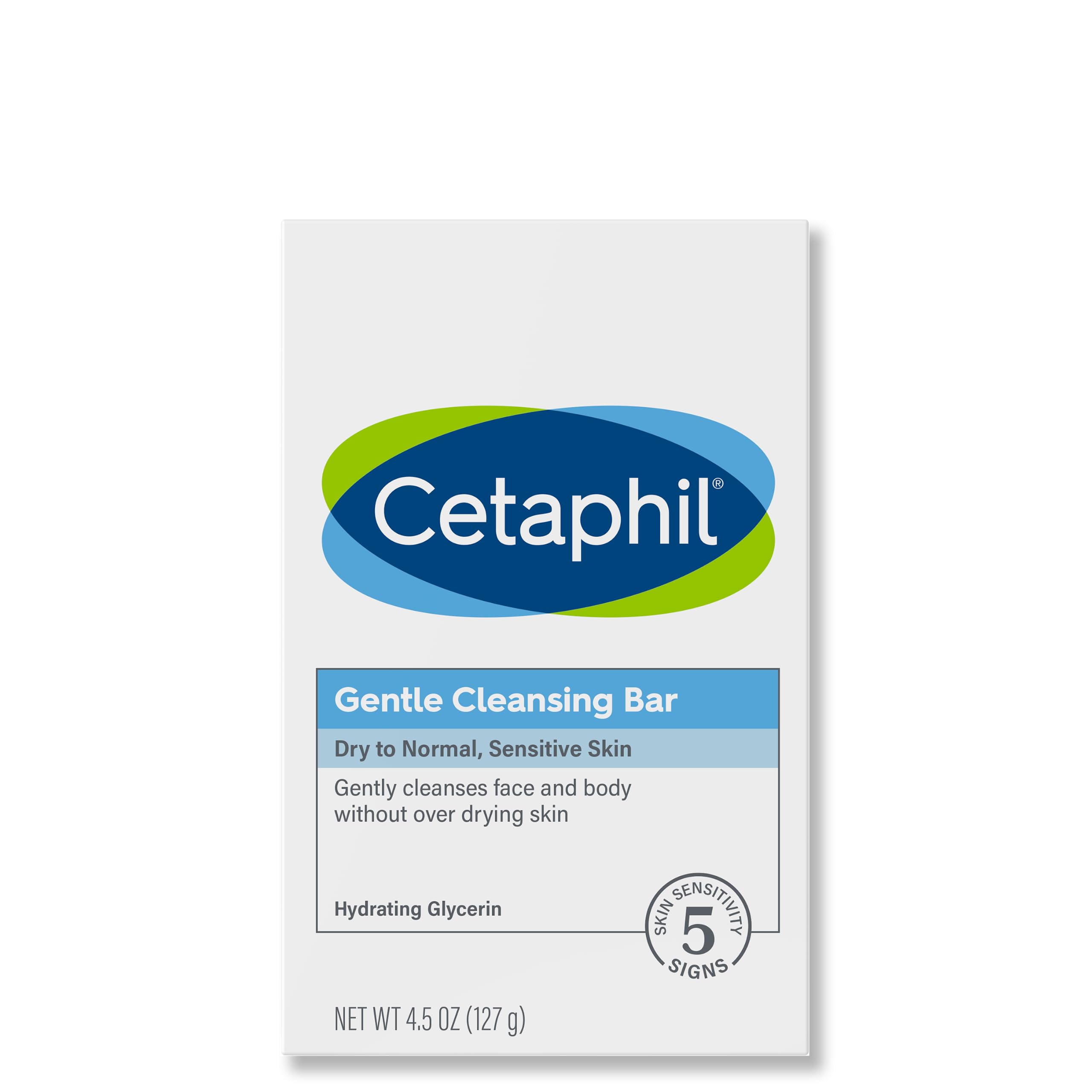 Cetaphil Gentle Cleansing Bar for Dry and Sensitive Skin - 4.5 Oz, 6 Pack
