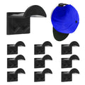 Kasoud Adhesive Hat Hooks for Wall Mounted, 10 PCS Hat Storage for Baseball Caps, Baseball Caps Hat Holder - image 1