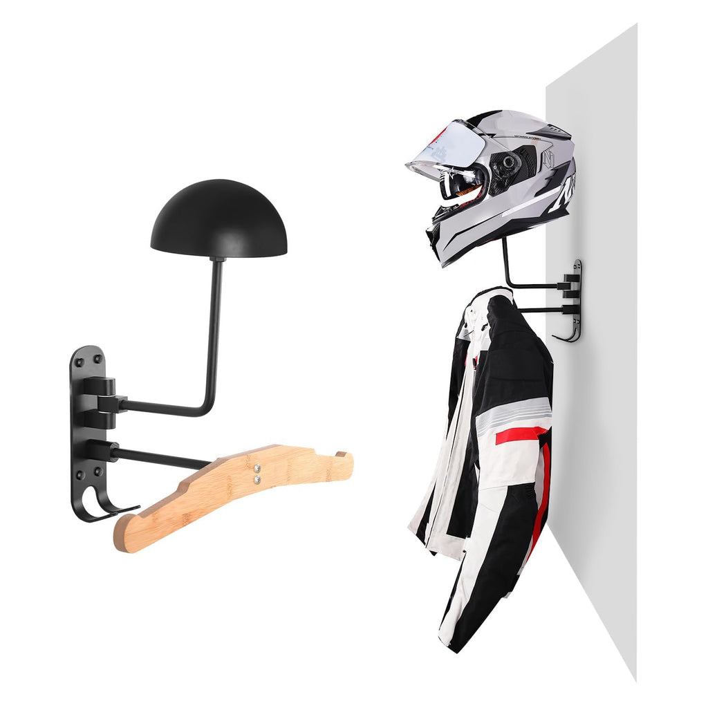 motofans Motorcycle Helmet Holder Wall Hanging Helmet Motorcycle Wall Hat Holder - image 1