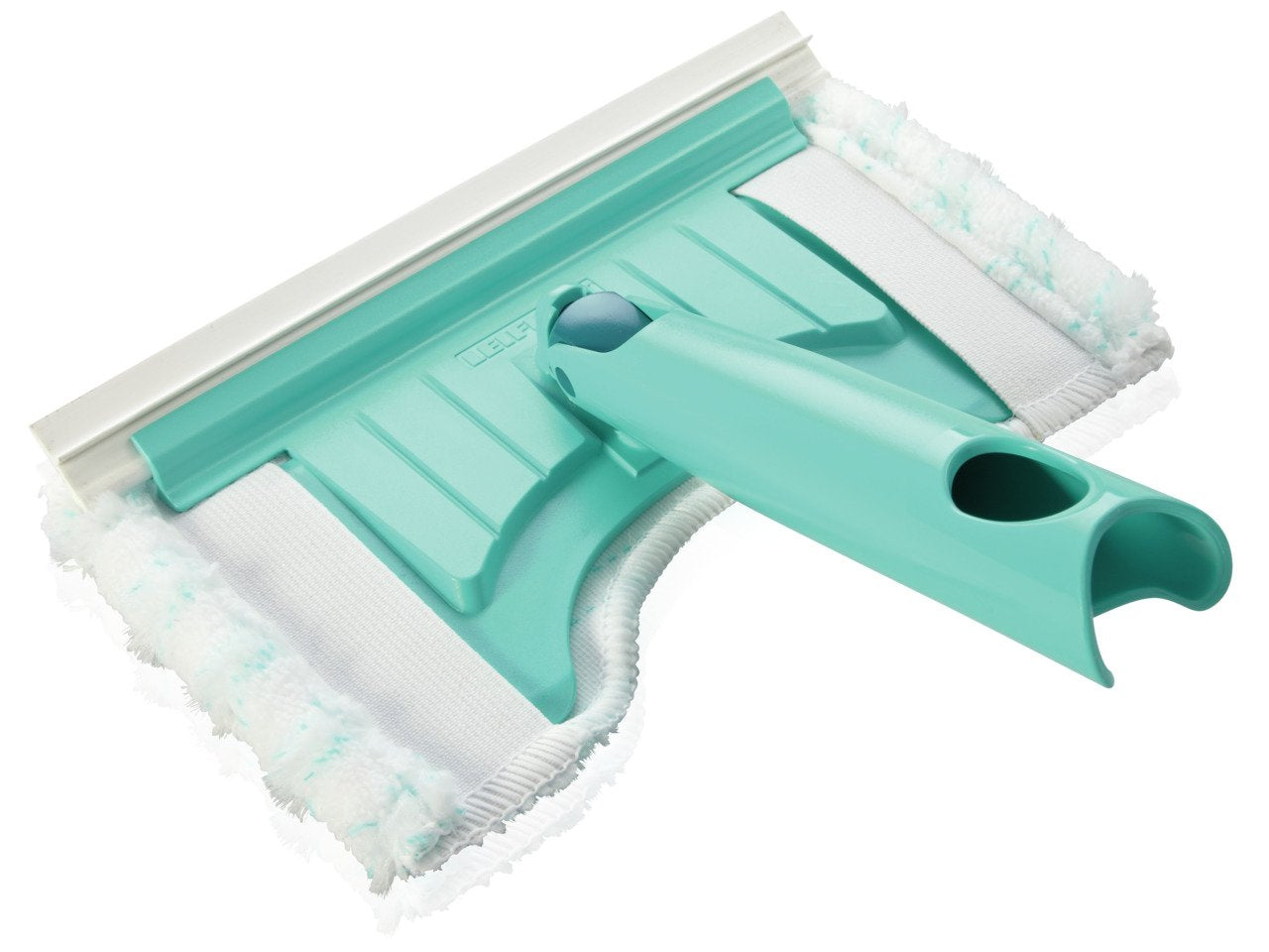 Leifheit Bath Cleaner Micro Duo – 20cm Tile Scrubber and Shower Squeegee