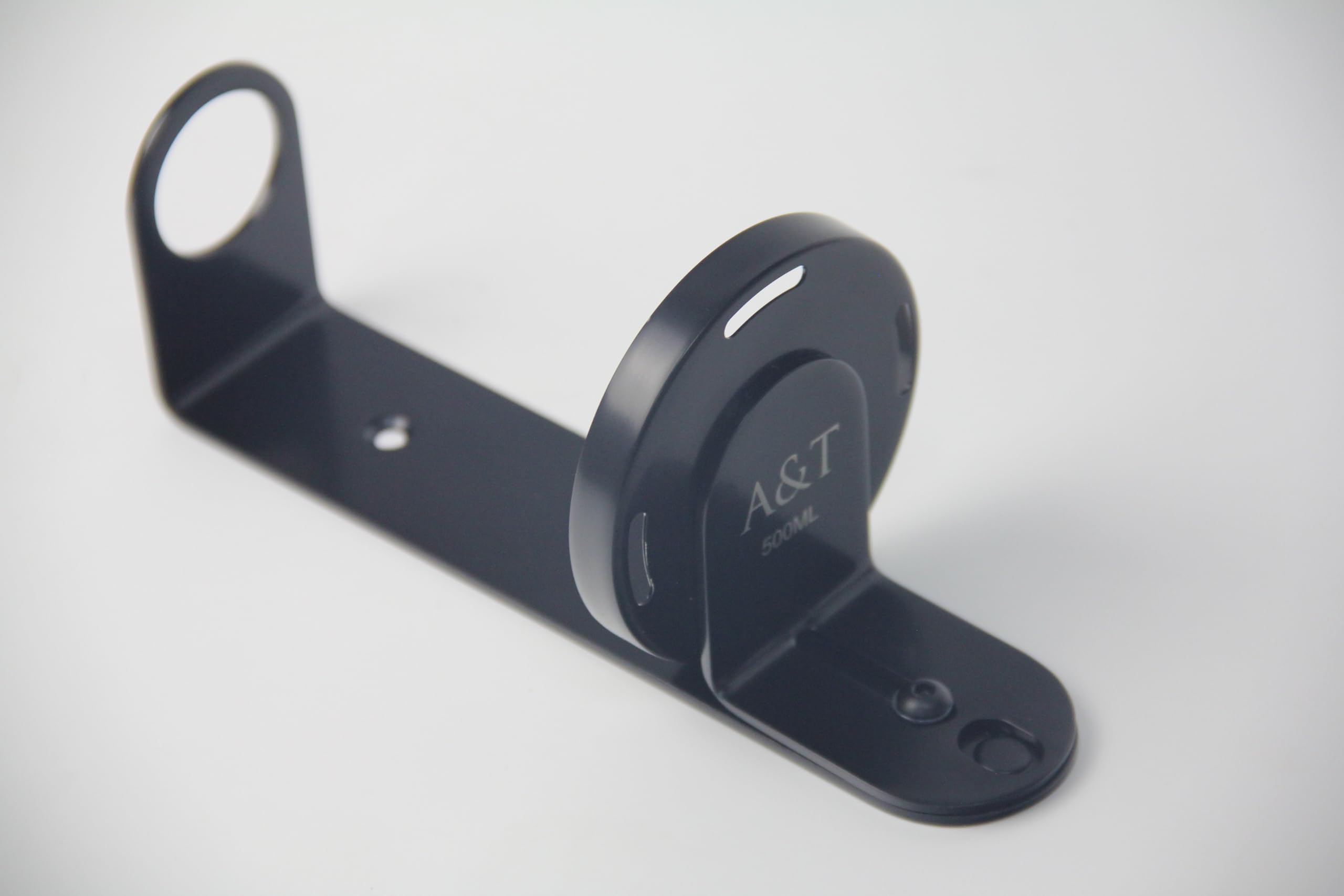 Wall Mount Soap Dispenser – 500ml Black Chrome Holder