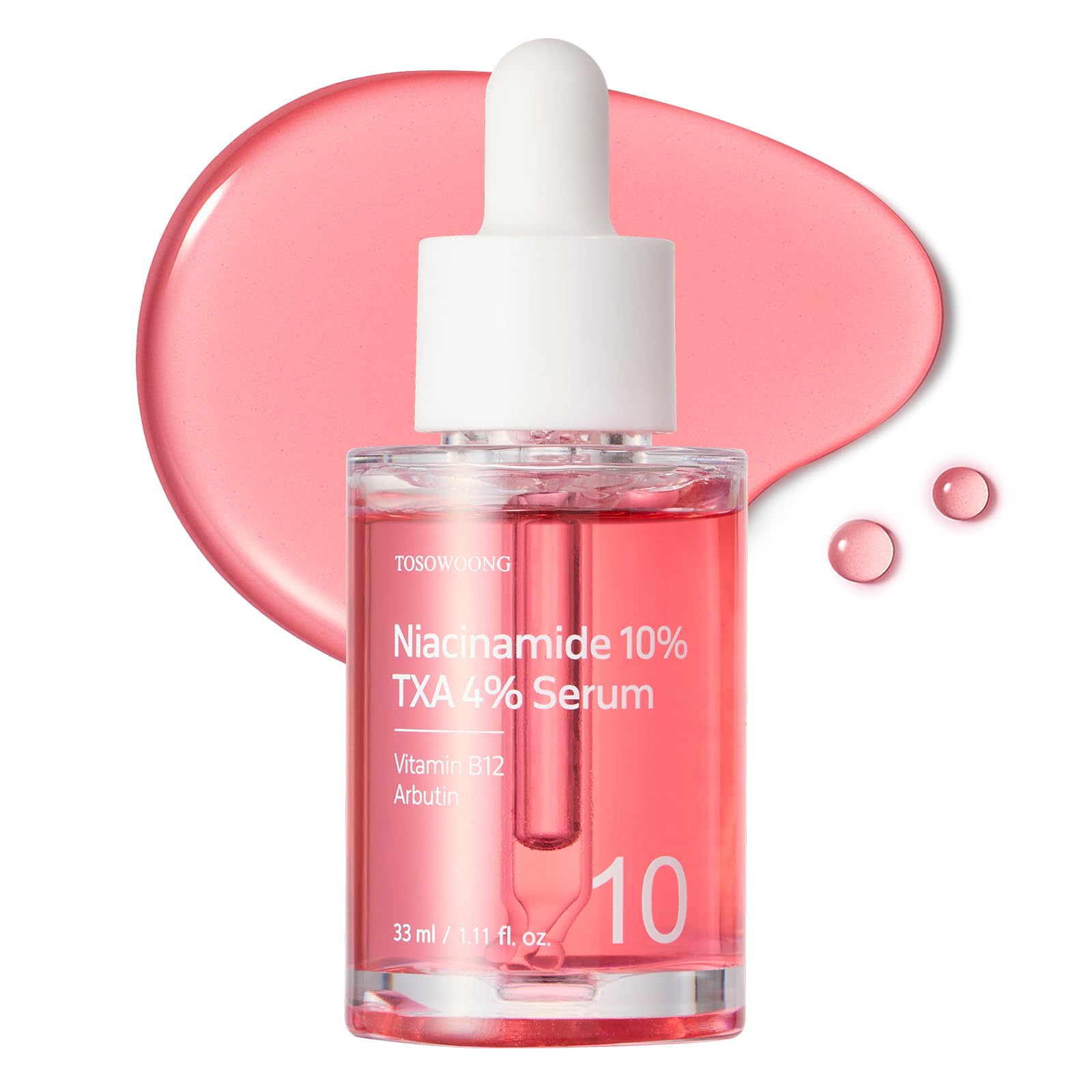 TOSOWOONG Niacinamide 10% + Tranexamic Acid 4% Hydrating Facial Serum