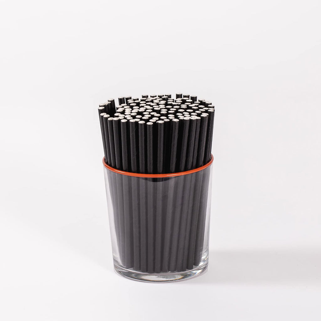 SustainaBuddies 2400 Paper Cocktail Straws | 12cm Biodegradable FSC Paper