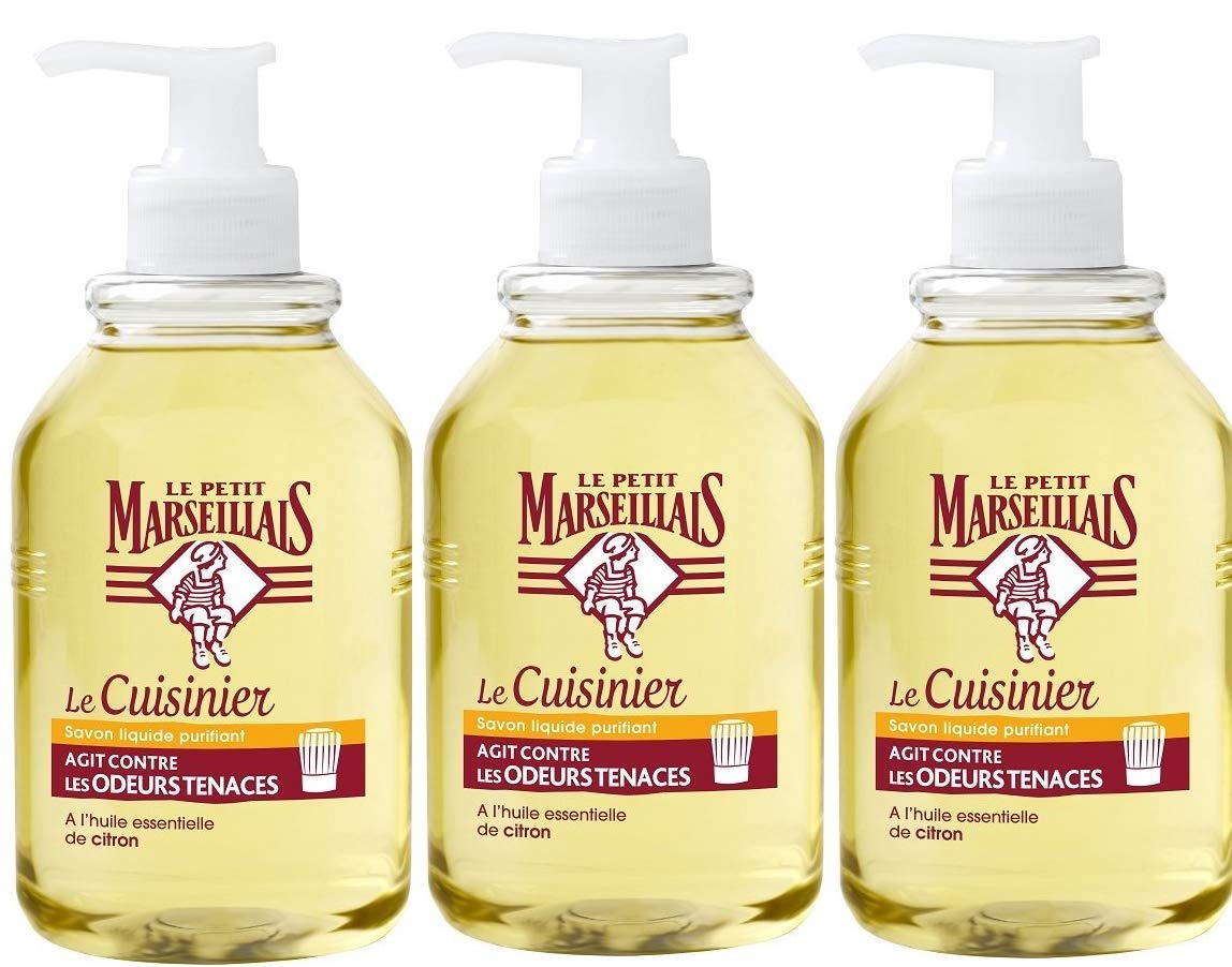 Le Petit Marseillais Kitchen Liquid Soap Pump - Lemon - 300ml (Pack of 3)