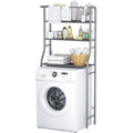 MOYIPIN 3-Tier Over-Toilet Storage Rack | Silver Steel Bathroom Organizer