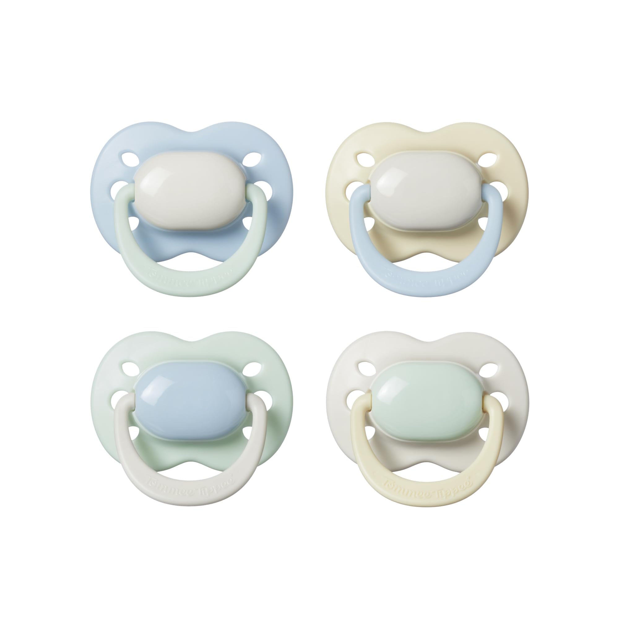 Tommee Tippee Ultimate Fit Orthodontic Soothers, 0-6m, 4 Pack