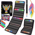 Melifluo 132 Professional Colouring Pencils Set with Portable Zipper Bag