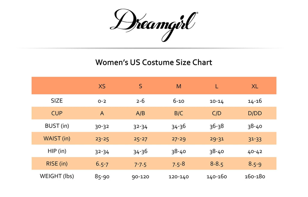 Dreamgirl Lady of the Dead Calavera Catrina Women's Costume - Multi, XL