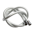 YOSSEE 2m Smooth PVC Shower Hose | Anti-Twist Brass Universal Replacement