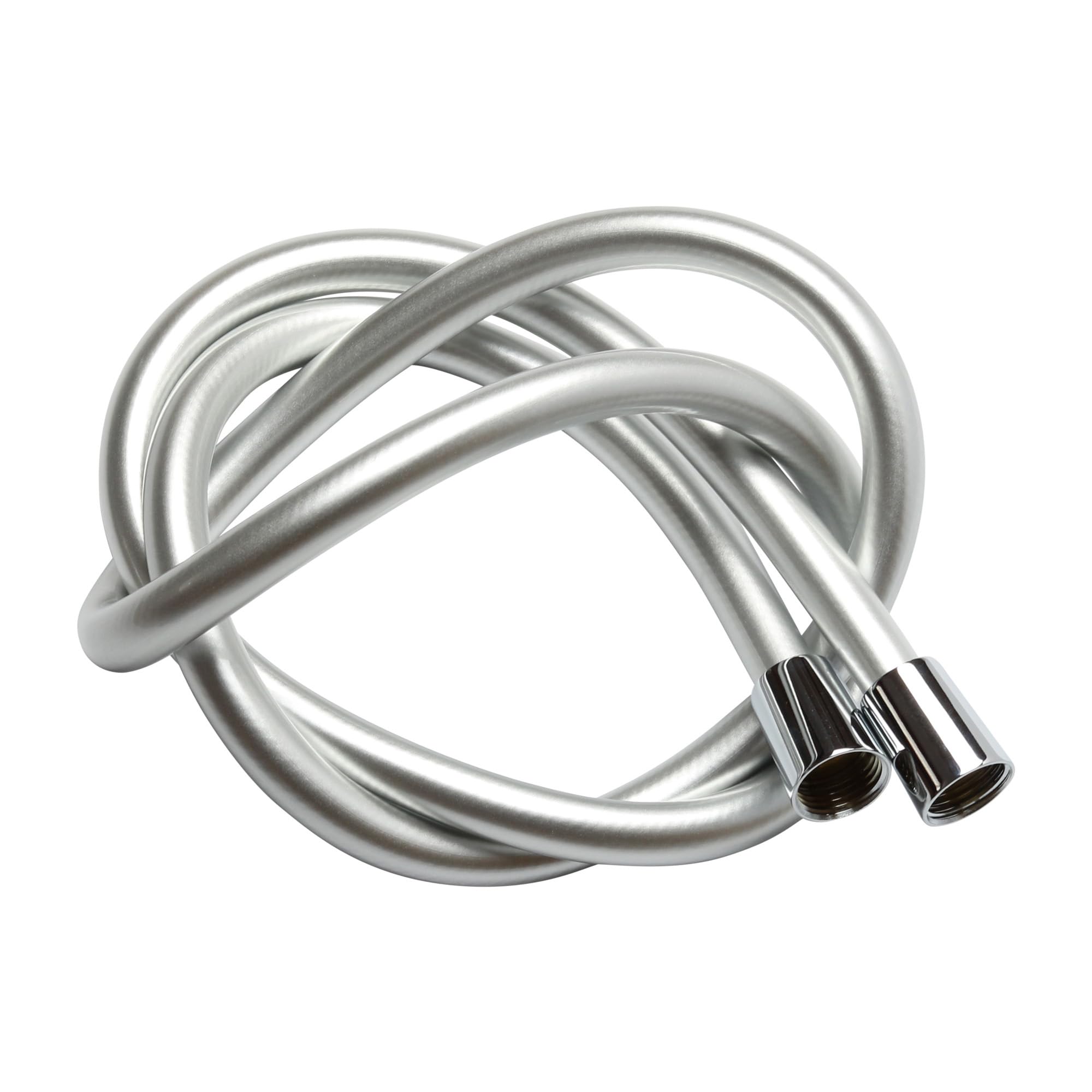 YOSSEE 2m Smooth PVC Shower Hose | Anti-Twist Brass Universal Replacement