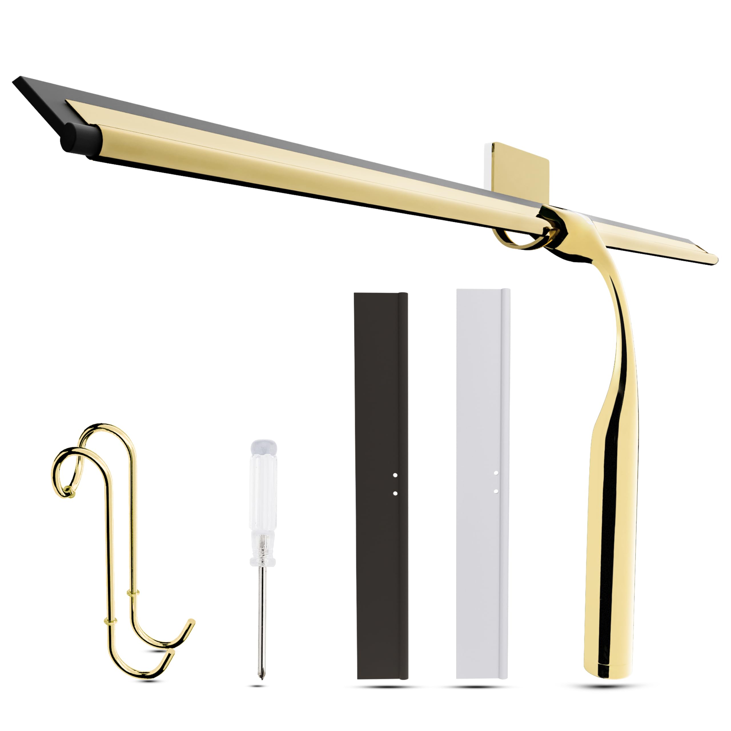 Wunset 40cm Shower Squeegee – Gold Stainless Steel Window Cleaner Set
