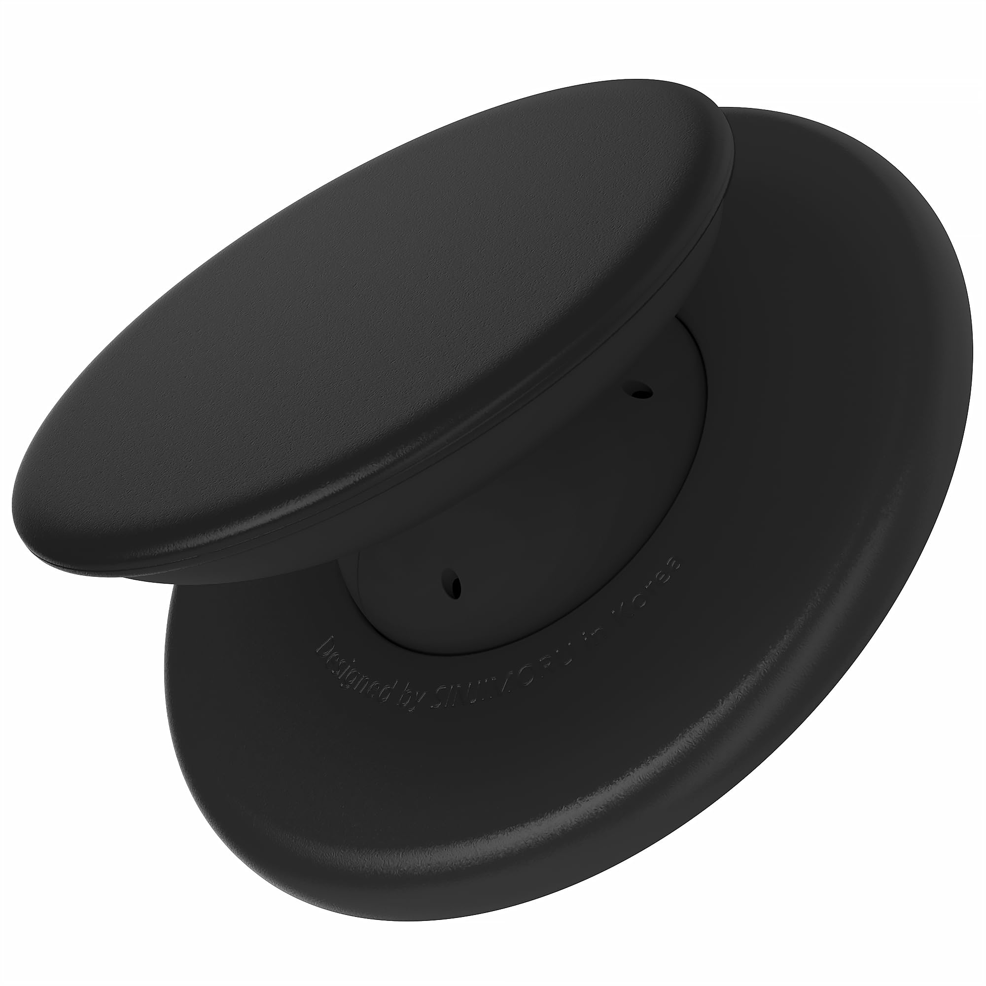 Sinjimoru MagSafe Phone Grip – Silicone Magnetic Finger Holder, Black