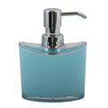 MSV Manihi Freestanding Acrylic Soap Dispenser - Light Blue, 0.24L