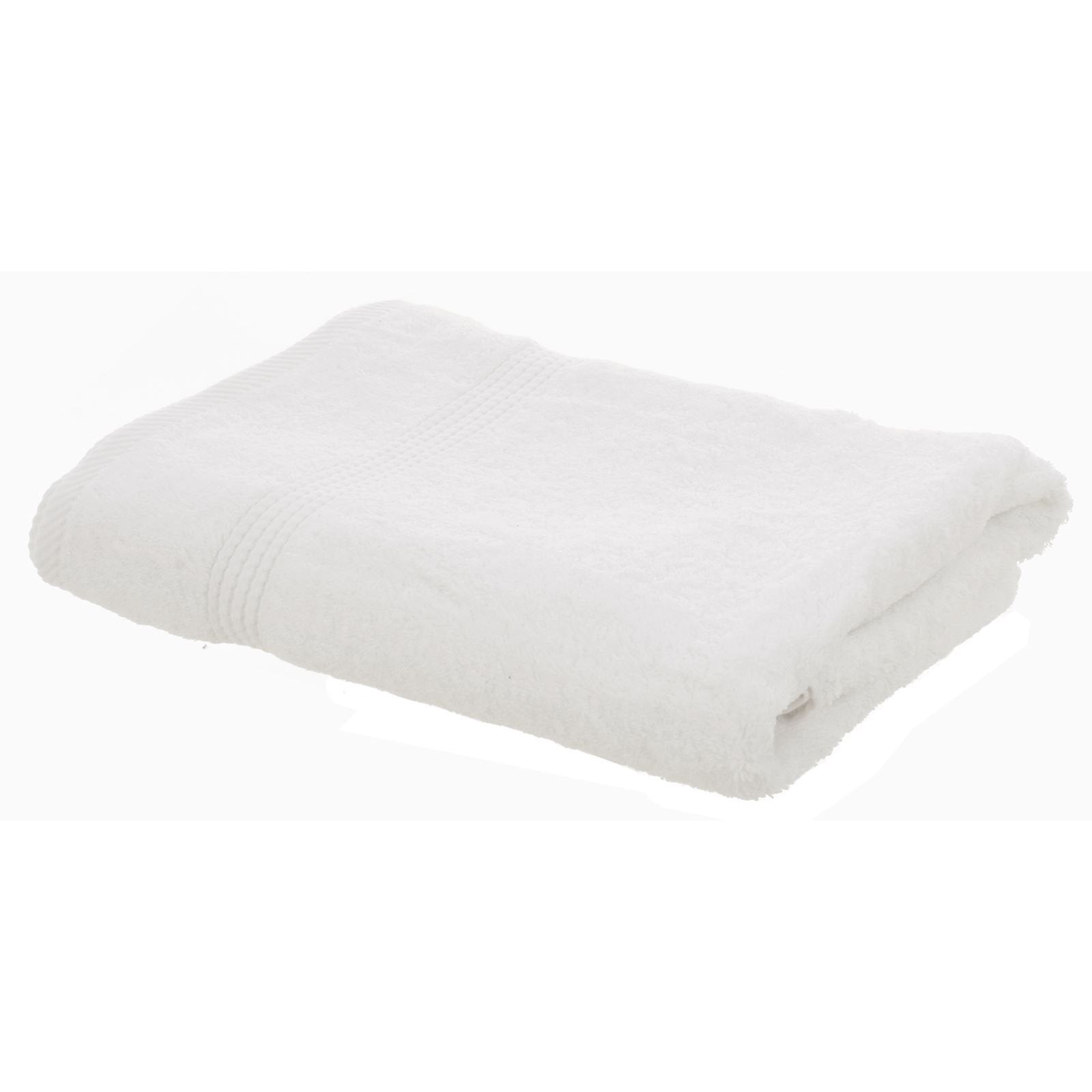 Bamboo Bliss Luxury Bath Towel - White 600gsm Bamboo Cotton - 70x140cm