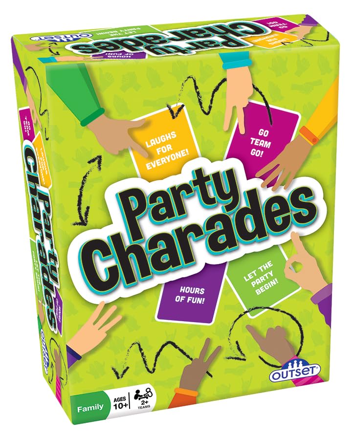 Cheatwell Games Party Charades - Family Board Game with 550 Charades