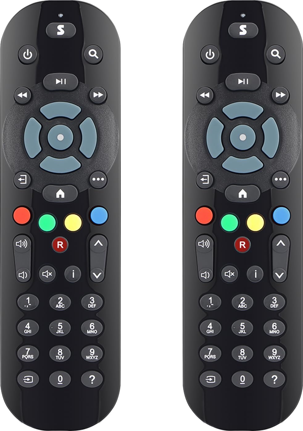 Jolof Store Sky Q Replacement Remote Control - Pack of 2 for Mini & Silver