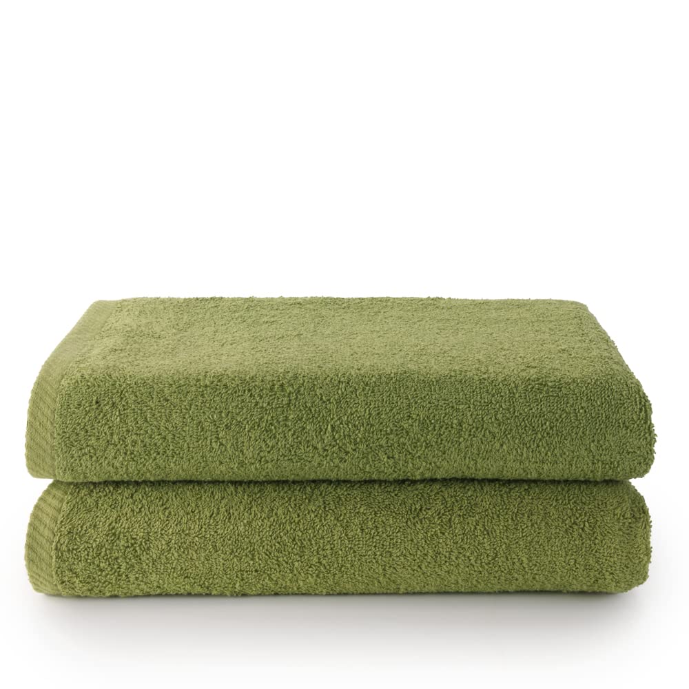 Top Towel Plus | 2-Piece Large Cotton Bath Towel Set | 70x140 cm