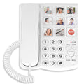 Uvital Big Button Corded Landline Phone for Elderly with Speed Dial