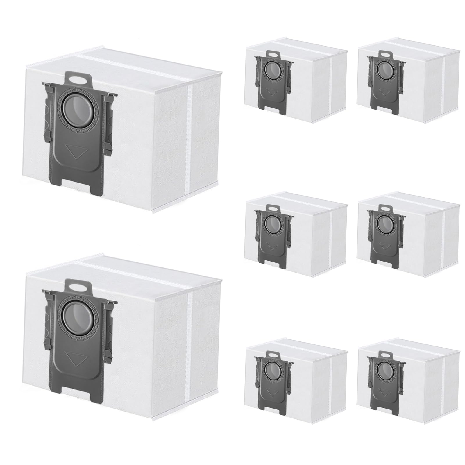 Roborock Replacement Dust Bags (8 Pack) - 3L Capacity for S8, S7, Q7, Q5