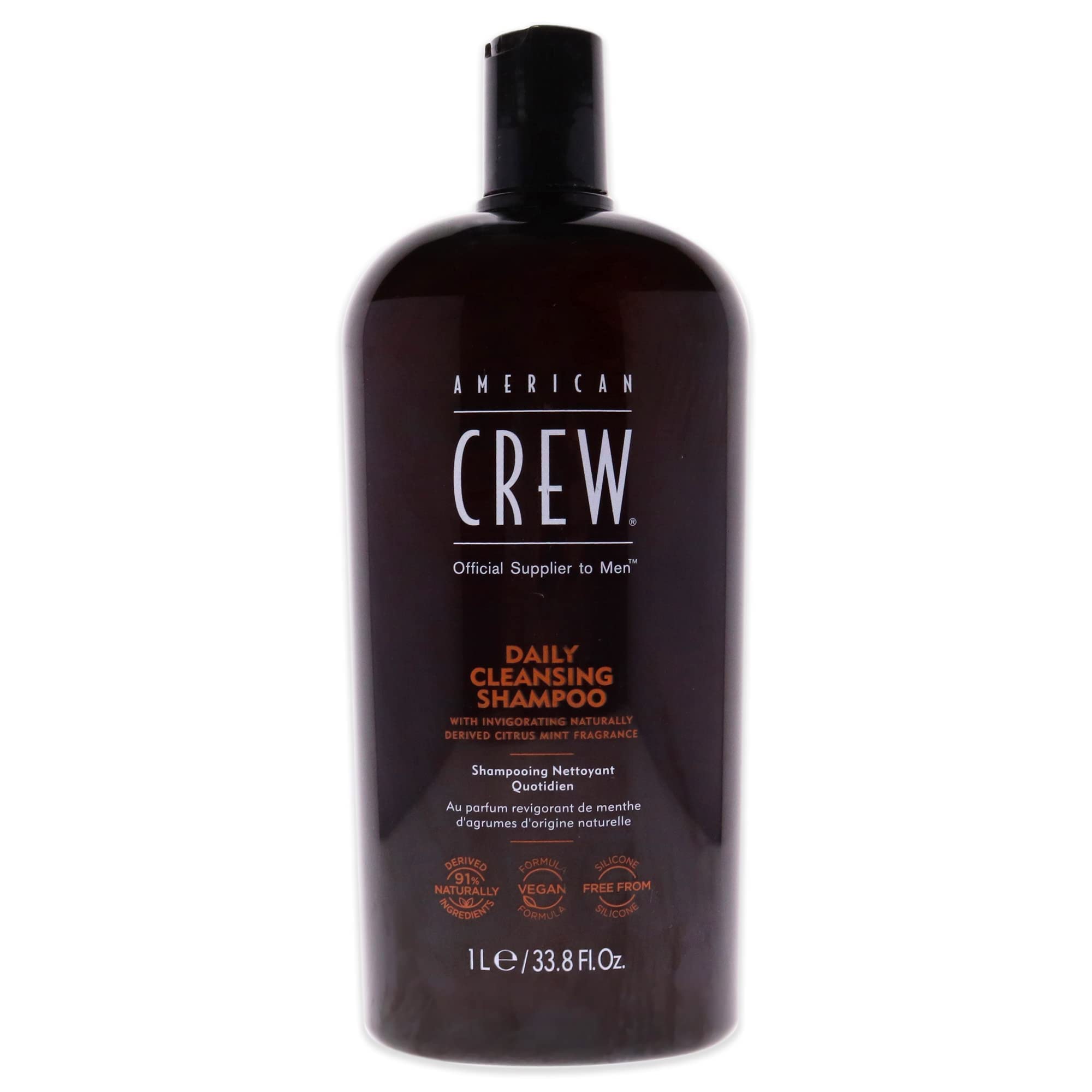 American Crew Daily Shampoo – Professional Men's Hair Care, 1000 ml