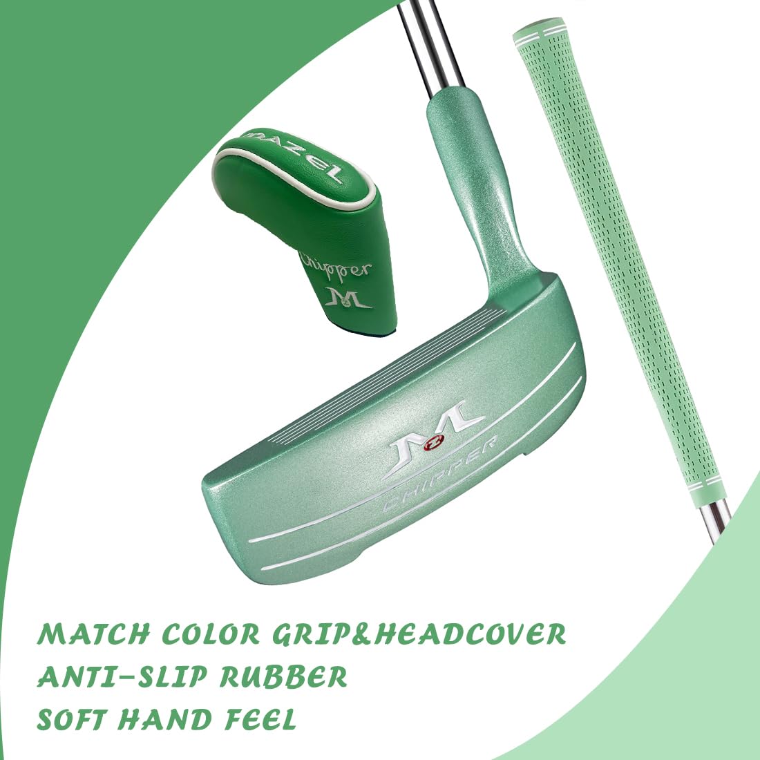 MAZEL Golf Chipper Club for Men & Women | 45 Degree Green Right Hand